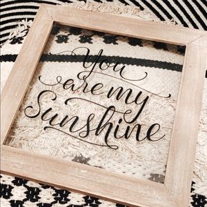 You are my sunshine wall decor